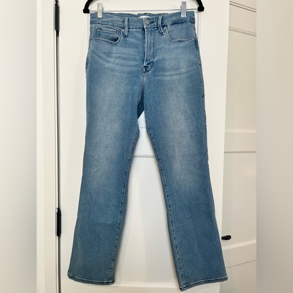 Good American Good Straight Denim Jeans (8/29) - Picture 1 of 6